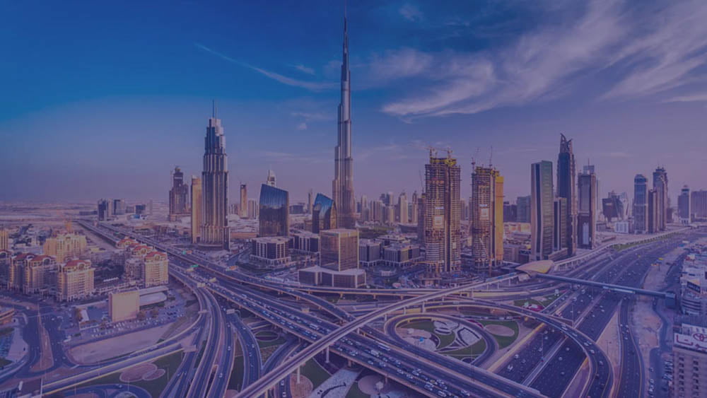 Aerial view of Downtown & DIFC