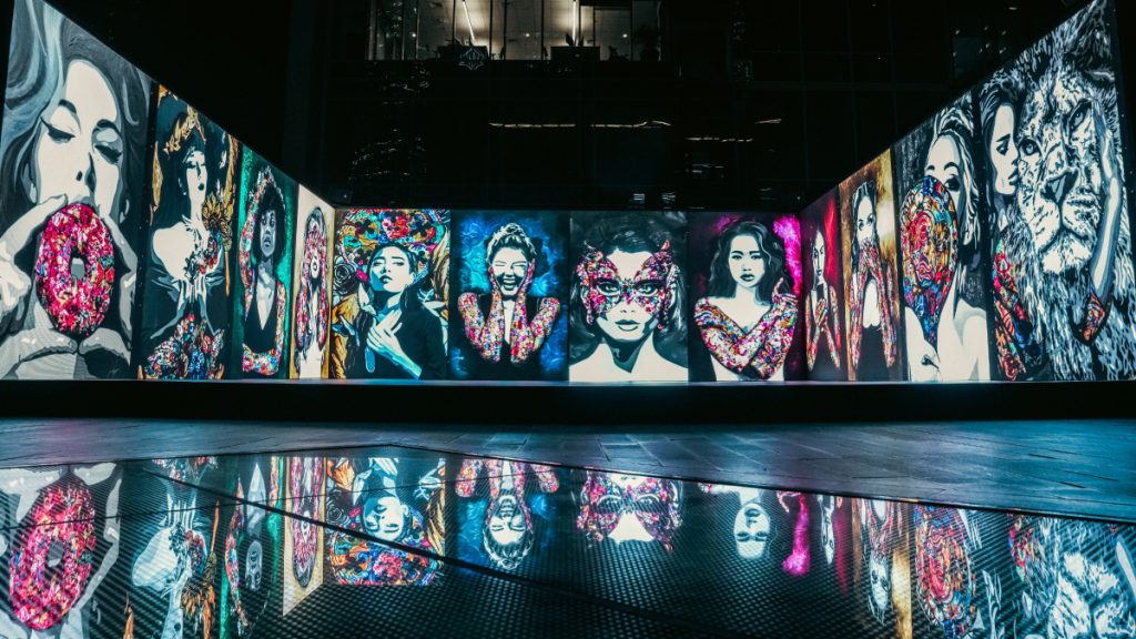 FADA' Immersive Experience in collaboration with kanvas at DIFC Art Nights